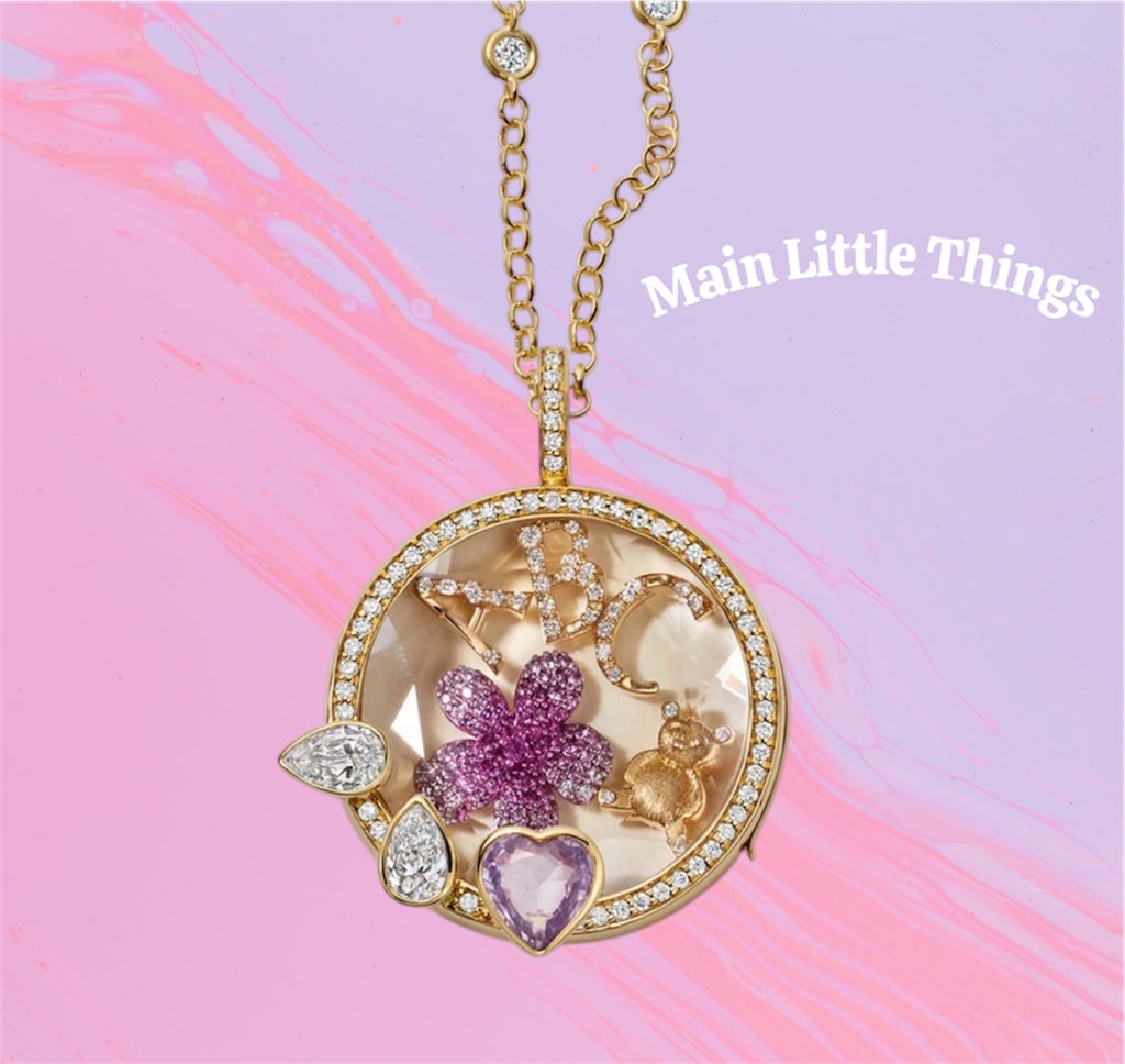 Lockable Glass Charm Pendant Locket necklaces, bracelets and rings